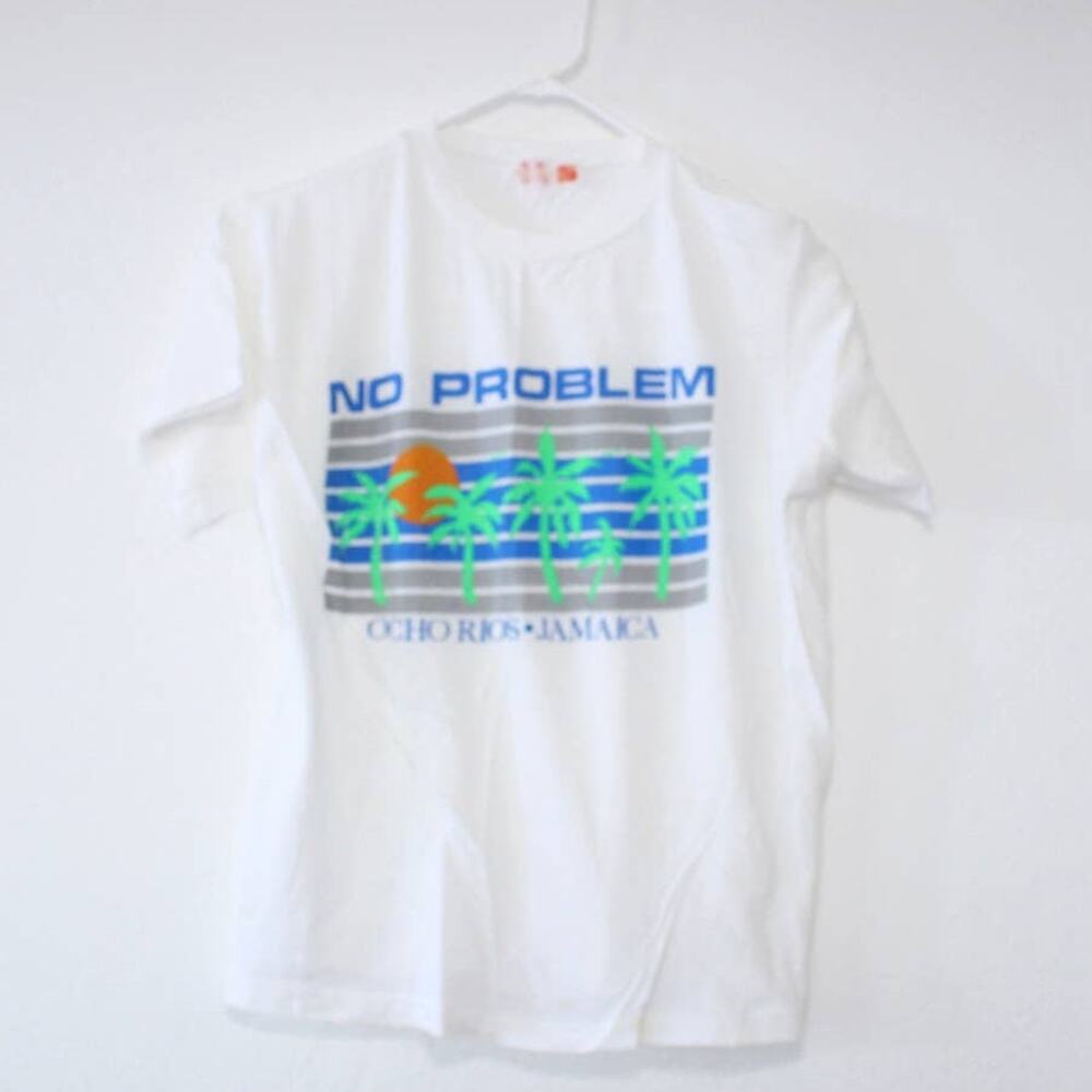 Vintage Ocho Rio Jamaica No Problem T Shirt Small